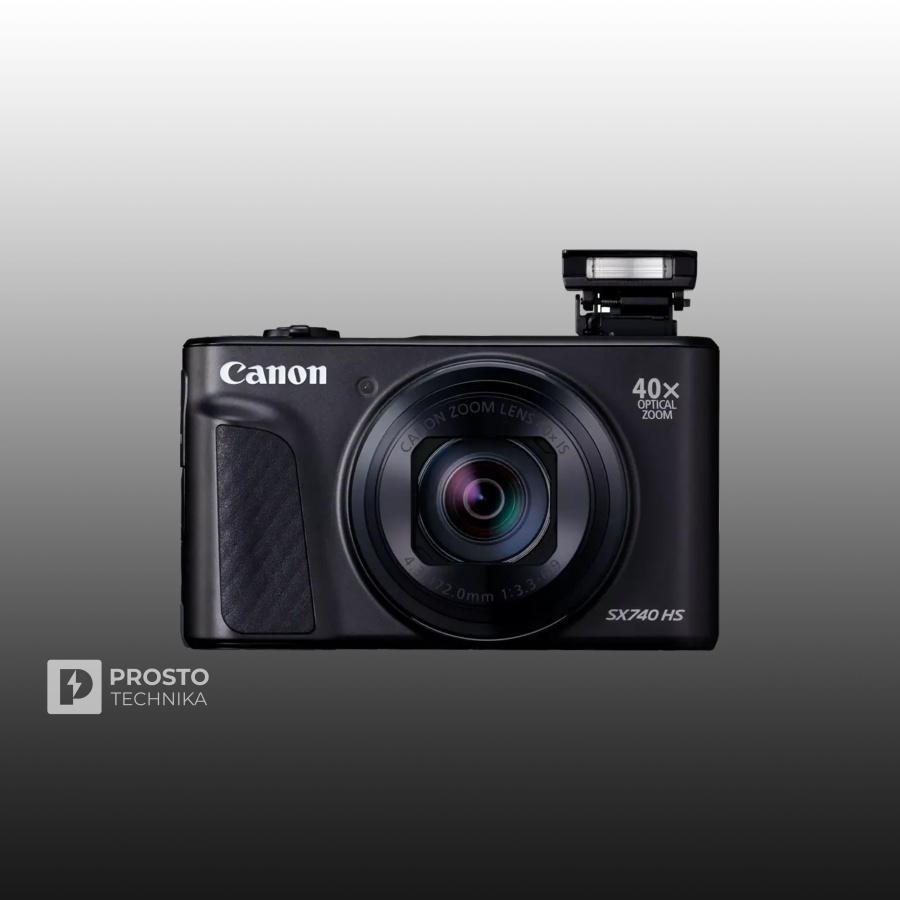 Фотоаппарат Canon PowerShot SX740 HS, чёрный